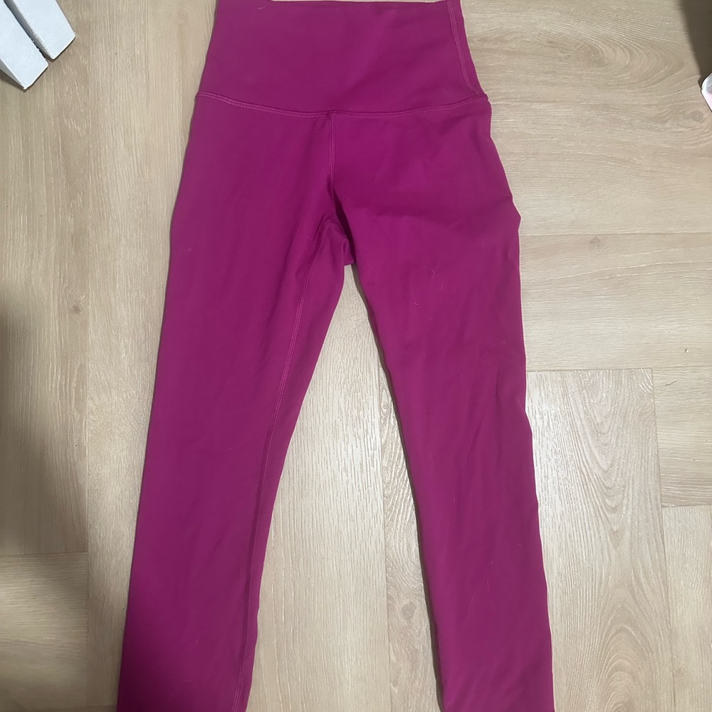 Lululemon Athletica Magenta Smoke Align Leggings